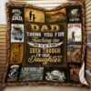 Thank You Dad Fishing Quilt Thh885  Quilt